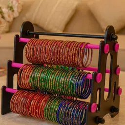 tarnes Plastic Bangle Stand Organizer Jewellery Organizer, Accessories Organizer-picture-14