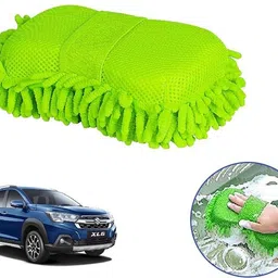 winkcart Car Cleaning Combo-Carpet brush,cleaning towel,Washing sponge,wiper Combo image 5