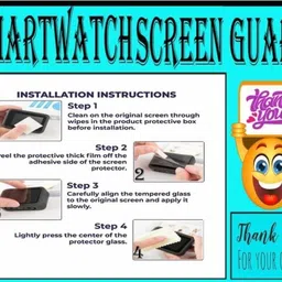 DB Tempered Glass Guard for BOAT WAVE SMART CALL SMART WATCH TEMPERED GLASS (PACK OF 3) image 3