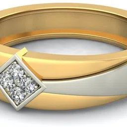 avsar AVR515YBR 14kt Cubic Zirconia Yellow Gold ring image 5