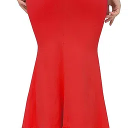 ALYNE BEIGE-COMBO-FISHCUT-RED-BEIGE Lycra Blend Petticoat image 2