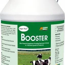 super pure BOOSTER Dollu Pack – Energy & Immunity Supplement for Cattle, Buffalo & Goats Pet Health Supplements-picture-13