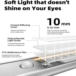 mars LED Tube/Profile for Cabinet/Counter Light,color-WarmWhite 10 W 35 cm Tube Light image 4
