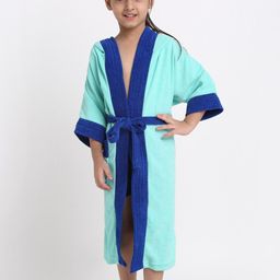 Creeva Solid Hooded Bath Robe-picture-32