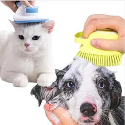 zoivane Brush And Self Cleaning Slicker Comb Pet Grooming Combo Ideal for Dogs & Cats Basic Comb for Dog & Cat image 5