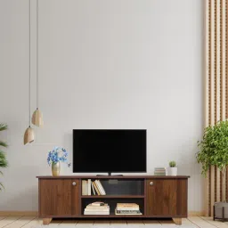 mintwud from pepperfry Maverick TV Console in Columbian Walnut Finish-picture-12