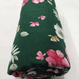 sanju Unstitched Crepe Kurta Fabric Printed image 3