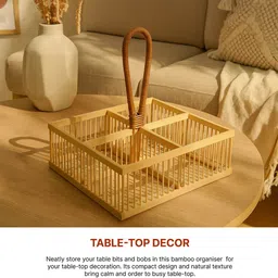 habereindia Spoon Organiser For Kitchen,Kitchen Utensils Stand & Spoon Holder For Dining Table (L20 X W20 X H27 Cm) image 2