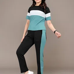 dtr fashion Colorblock Women Track Suit-picture-33