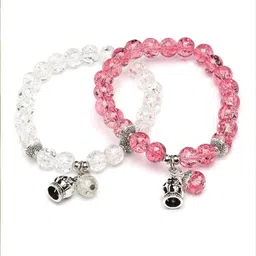 Stoln Girls Set Of 2 Beaded Elasticated Bracelet image 3