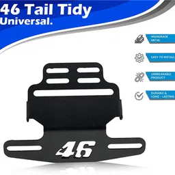 ubom Motorcycle Bike CNC Number Plate 46 Frame Holder Tail Tidy Bike Number Plate-picture-21
