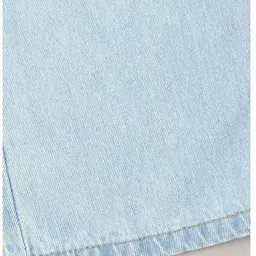 m q denim Men Loose Fit Mid Rise Light Blue Jeans image 5