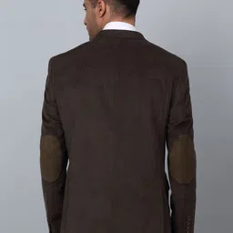 cantabil Men Self Design Single Breasted Formal Blazer image 2