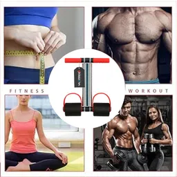 vaaprex DOUBLE STEEL SPRING TUMMY TRIMMER RED COLOR Ab Exerciser For Male/Female Ab Exerciser image 4