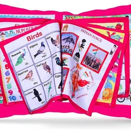 sharvil Cotton Baby Pillow Pack of 1 Animals, Birds, Fruits, Alphanumeric, Floral, Smiley, Solid image 2