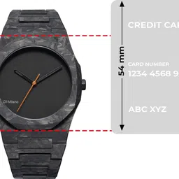 d1 milano Carbonio Black Dial Automatic Analog Watch - For Men CRBJ01 image 4