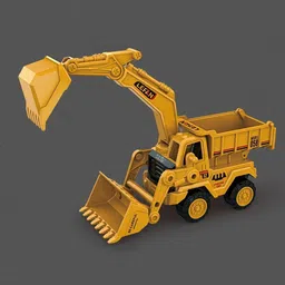 ukaxa excavator engineering Unbreakable for Kids Toy Truck Bulldozer Building Vehicles-picture-11