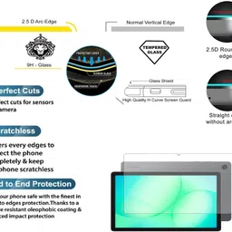 A-Allin1 Edge To Edge Tempered Glass for Samsung Galaxy Tab A11 Plus 11 inch Tablet image 3