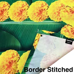 winnsun Banana Design Backdrop Pooja Cloth|Taiwan 5*8 FT Altar image 4