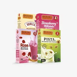 bakers Milk Shake Mix | Vanilla |Rose| Pista| Strawberry Flavour-picture-45