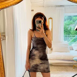 tandul Women Bodycon Grey, White Above Knee/Mid Thigh Length Dress-picture-22