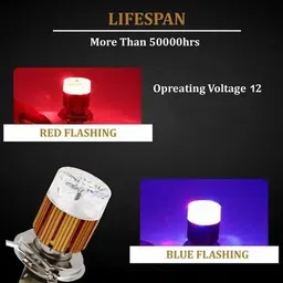 golden fox Front LED Indicator Light for Universal For Bike Universal For Bike image 3