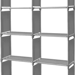 thos 10 Layer Simple Bookshelf/Multipurpose Rack/Children Bookcases/File Rack for Office/Storage Organizer/Cabinet Shelves for Bedroom Office Living Room Metal Open Book Shelf image 3