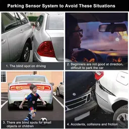 aarsh store Universal 4 Black Reverse Parking Sensor-AF25B30 Universal 4 Black Reverse Parking Sensor-AF25B30 Parking Sensor image 4