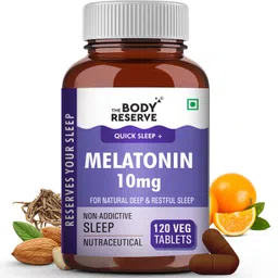 the body reserve Melatonin 10mg (120) Tablets for Natural Deep Sleep, Muscle & Nerve Relaxation.-picture-11