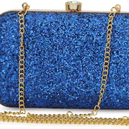 d'vine luxe Party Blue Clutch image 3