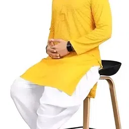 raj traders Men Viscose Rayon Kurta Dhoti Set-picture-21
