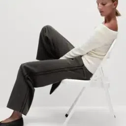 marks & spencer Side Stripe Pull On Wide Leg Trousers-picture-47