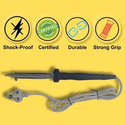 generic Vtronix 125W Round Soldering Iron for Precision Electronics Work | Soldering Machine for Home, Industrial & Electronics Workshop Reparing with Fast Heating & Heat Resistant Handle (125W Round) image 4