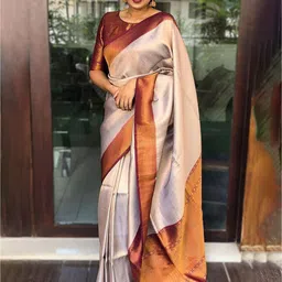 Anjaneya Sarees Woven Design Zari Saree-image-85