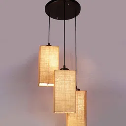 new era Newry Beige Cloth Cluster Hanging Light image 2