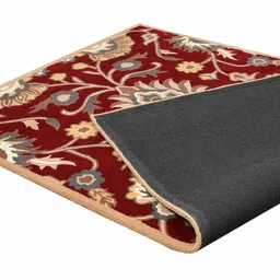 presto Red Traditional Wool 5 ft x 7 ft Hand Tufted Carpet image 5
