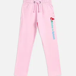 Kids Ville Girls Disney Princess Printed Pure Cotton Lounge Pants-image-20
