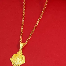 Ramdev Art Fashion Jwellery Gold-Plated Minimal Brass Chain image 3