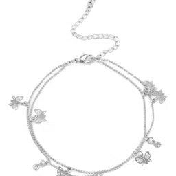 OOMPH Butterfly Beads & Charm Anklet image 3