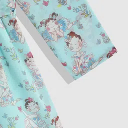 YK Print Fit & Flare Dress image 3