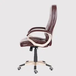 royaloak Texas American Leatherette Computer Chair In Black Colour image 5