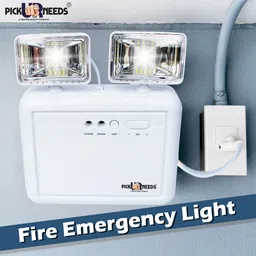 make ur wish Rechargeable Emergency Invertor AC/DC Modes With Twin LED Spot Light 15 hrs Flood Lamp Emergency Light image 3