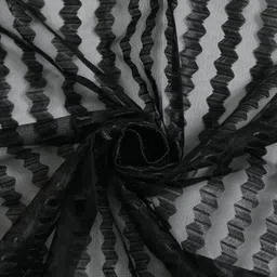 rashee creations 153 cm (5 ft) Window Net Transparent Curtain (Pack Of 2) image 5