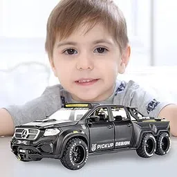 manaki enterprise Mrcedes Benz Class X Pickup Truck 1:28 Diecast Scale Model Metal Pull Back Toy image 4