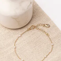 Accessorize Crystals Studded Link Bracelet-image-10