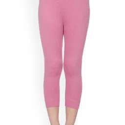 BODYCARE INSIDER Kids Ribbed Cotton Cropped Ankle-Length Thermal Bottoms-picture-16