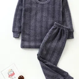 Tiny Bugs Infants Striped Cotton Thermal Set-picture-19