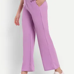 BROADSTAR Women Straight Fit High-Rise Easy Wash Parallel Trousers-picture-22