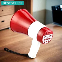 syara Handheld (Megaphone with Recorder) (Bhopu Talk Record Play) & Siren MusicLP291 Handheld (Megaphone with Recorder) Siren Music Loud Speaker for AnnouncingLP291 Outdoor, Indoor PA System-picture-18