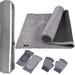hacer Unisex Anti-Slip Yoga Kit with Carry Bag, Gloves & Socks for Men & Women Fitness Accessory Kit Kit-picture-16